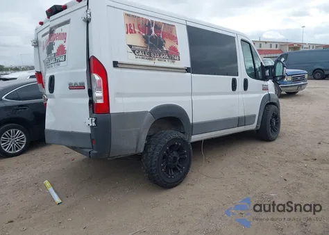 2017 Ram Promaster 1500 Low Roof 118 Wb from USA, damaged, VIN 3C6TRVNGXHE534557